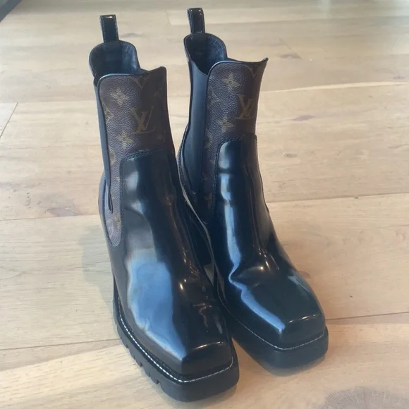 Louis Vuitton Western Style Monogram boots sz. 41 - Picture 3 of 12